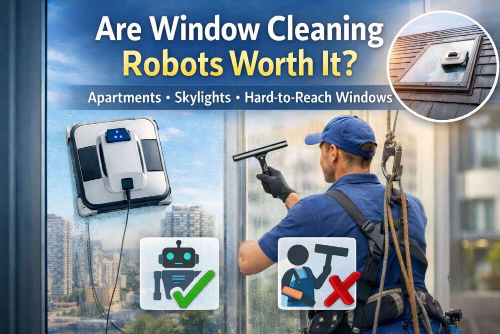 Are Window Cleaning Robots Worth It for Apartments & Skylights